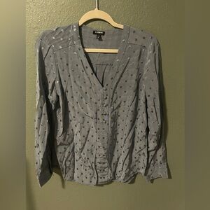 Express Pola Dot Blouse